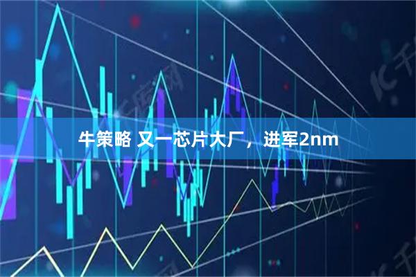 牛策略 又一芯片大厂，进军2nm
