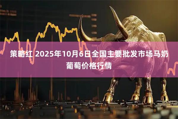 策略红 2025年10月6日全国主要批发市场马奶葡萄价格行情