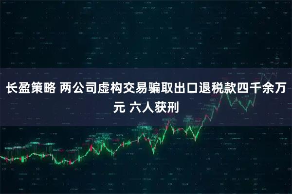 长盈策略 两公司虚构交易骗取出口退税款四千余万元 六人获刑