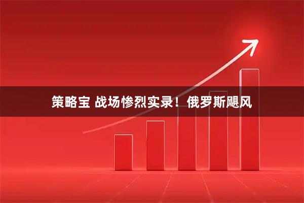 策略宝 战场惨烈实录！俄罗斯飓风